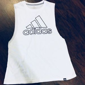 Adidas ultimate 2.0 white tank.